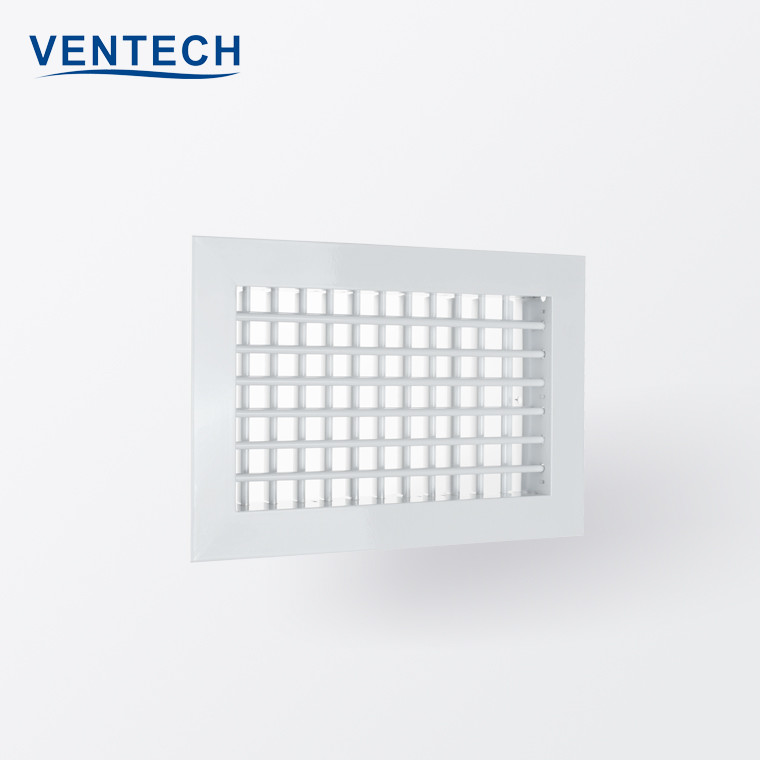 VENTECH aluminum double deflection return and supply air grille register
