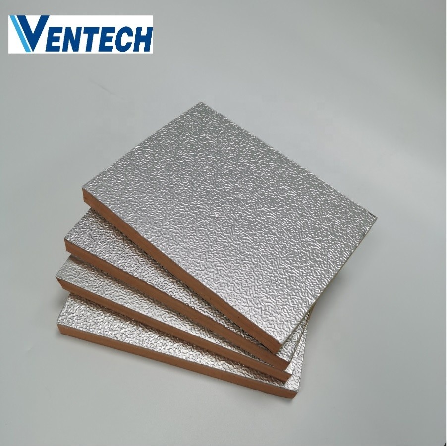 Aluminum Foil Phenolic Foam insulation Board