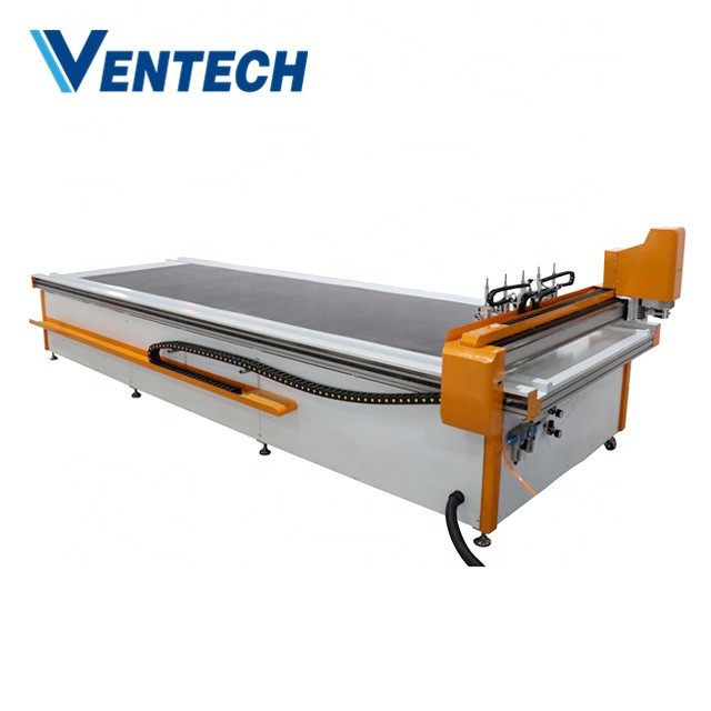 Pre insulated duct board bending and manufacturing machine