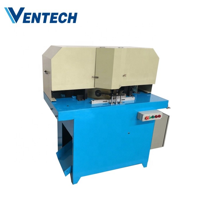 VENTECH double saw blades 45 degree angle frame cutting machine for aluminum and wood