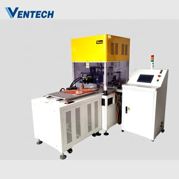 VENTECH High Efficiency Double Station Simple High Efficiency Square Diffuser Assembly Machine