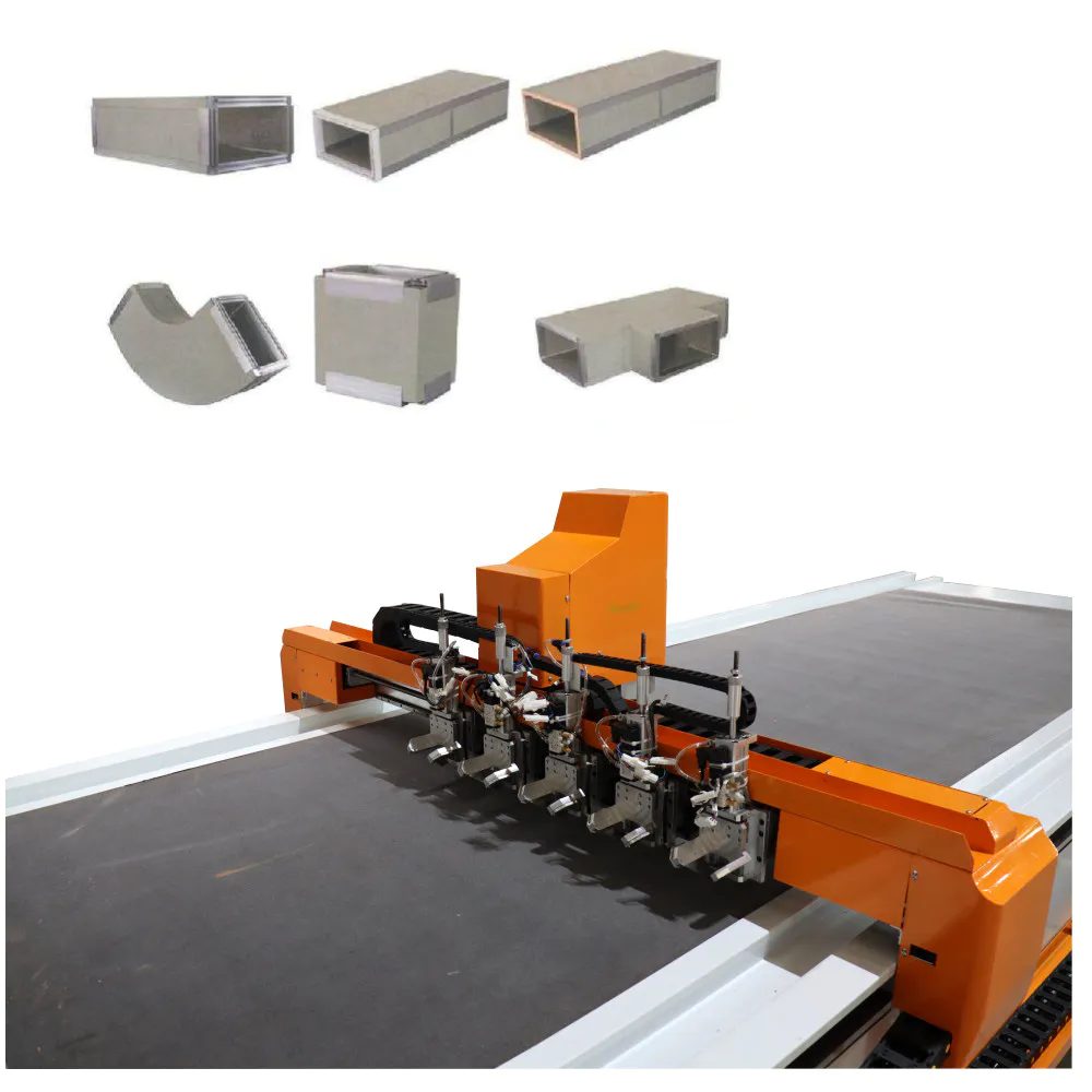 duct fabricate machine for insulation duct phenolic cutting