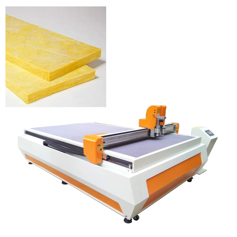 VENTECH fiberglass blade cut rubber cutter insulation CNC cutting machine