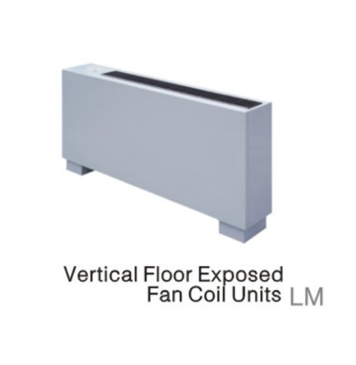 Vertical Floor Exposed Fan coil units for HVAC system/wholehouse air system