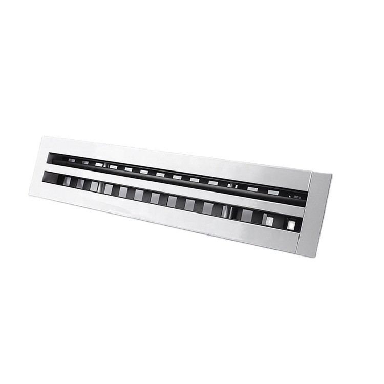 Ventilation grill air conditioner supply linear slot diffuser with plenum box