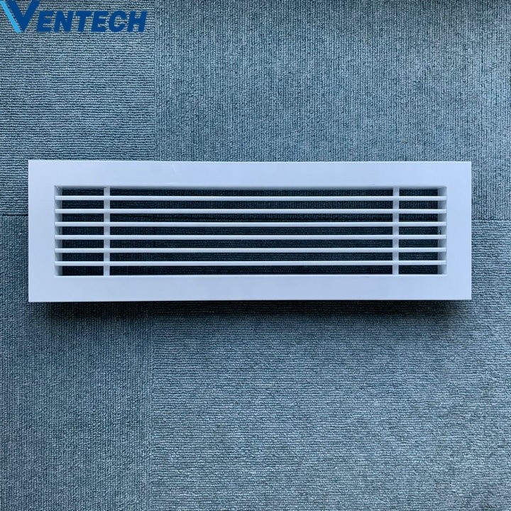 HVAC System Aluminium Linear Bar Grille Air Conditioning Vent Slot Grilles