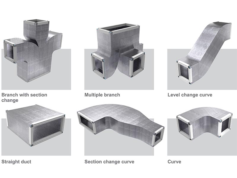 Hvac duct insulation connection fresh air ventilation air grill-Ventech