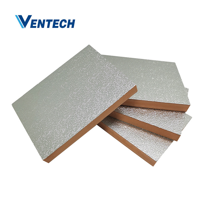 Phenolic foam boards for air ducting