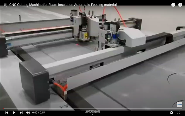 Máquina de corte CNC com material automático FOM FOM insulattion espuma