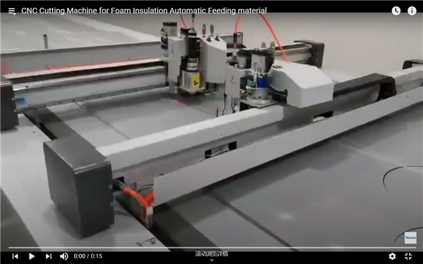 CNC Cutting Machine With Automatic Material Feeding Fom Insulattion Foam