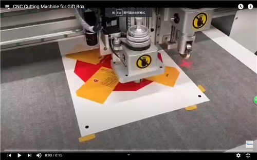 Máquina de corte CNC para caixa de presente